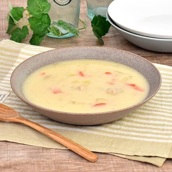 Cuisine Glazed Stan M Brown Western Tableware Round Bowl, Made in Japan, Minoyaki