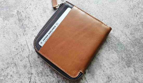 The golden ratio of "small and easy to use", +6mm 3rd generation all-in-one L-shaped zipper wallet [Paradigm]