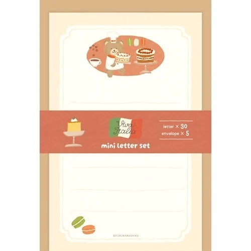 Furukawa Shiko Mini Letter Set – Dessert Bear