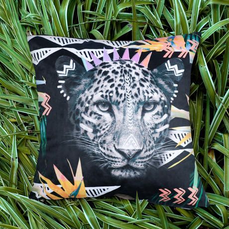 Explorer Cushion Cover Fierce Leopard