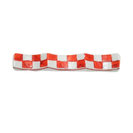 [Eisyou] Brush rack with checkered pattern (red) (3 brushes)