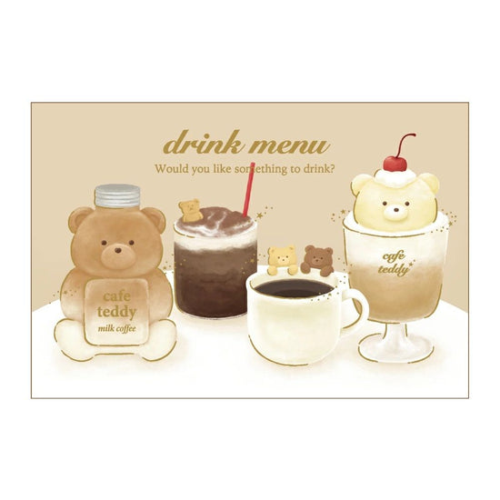 cafe teddy postcard [drink].