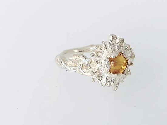 THE SUN Ring Citrine