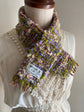 Handwoven tweed | han-eri ♭103 [made with apparel leftover yarn]