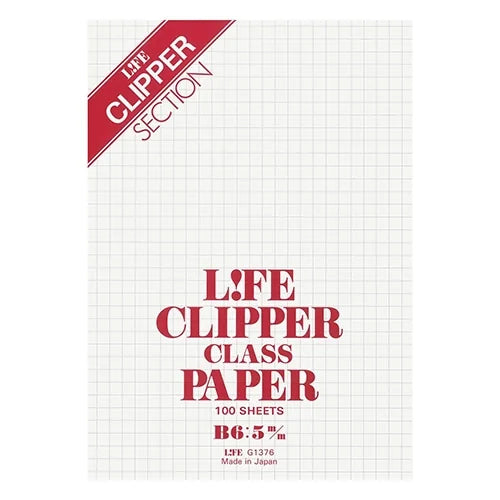 LIFE Clipper Report Pad – B6, Grid