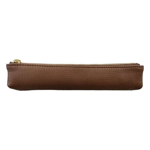 LIFE Leather Pen Case – Brown, Small