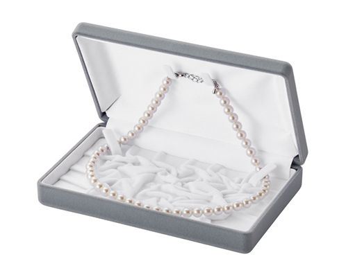 Case for pearl necklace, case for 1, 2 or 3 pieces, flocky series, 5 pieces, SA-701-N/NE/NER