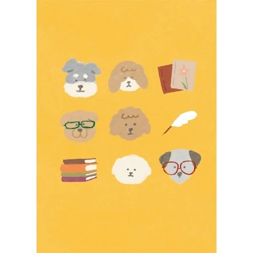 Furukawa Shiko Mino Washi Book Cover – Book and Dog