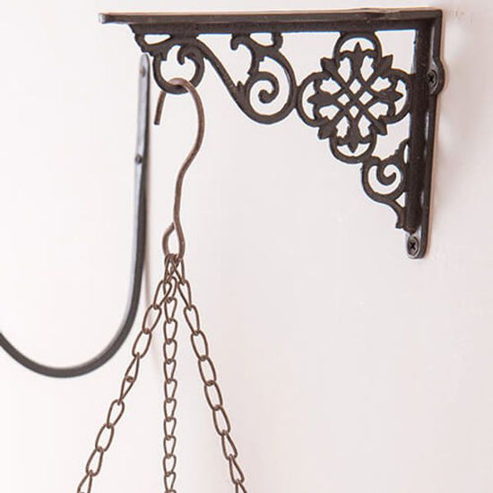 62284 [POSH MADE] Iron Bracket Brown