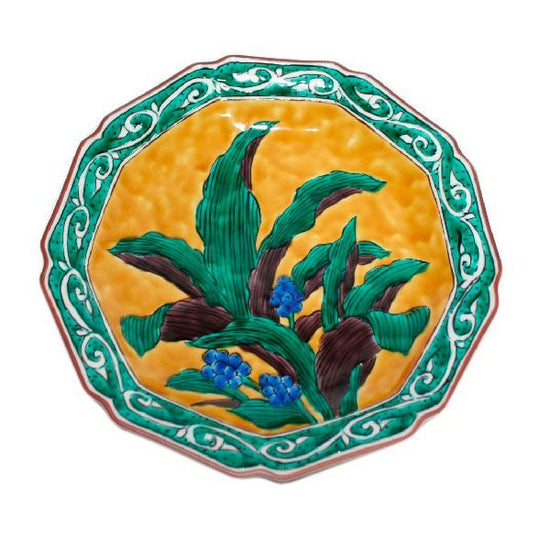 [Eisyou] Shaku wagasa dish with arabesque design