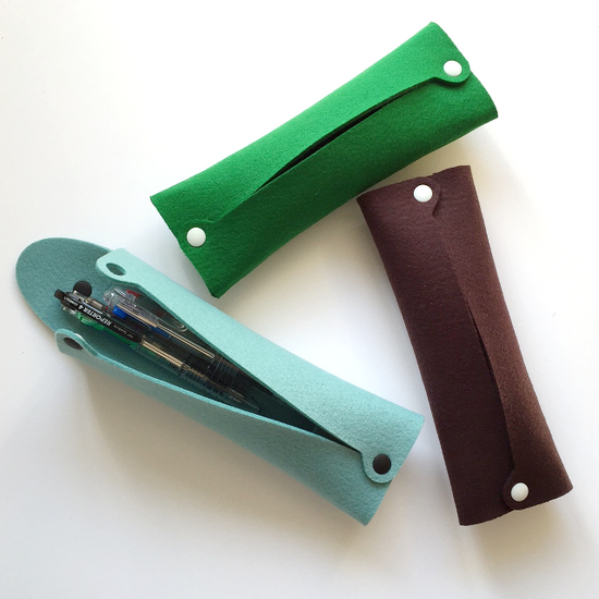 펜 케이스〈다크 브라운