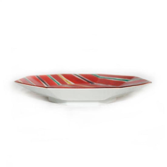 [Eisyou] (Lu) 9" Octagonal Dish with Mamdo Pattern