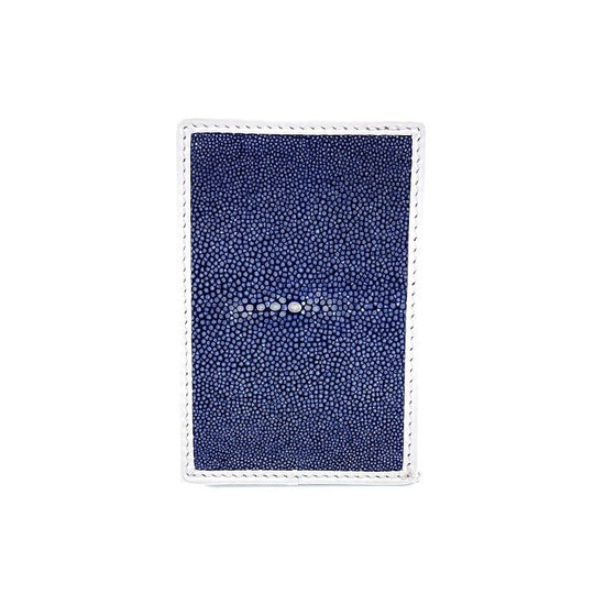 Slim card case (Blue and White) Santorini