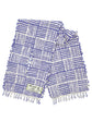 100% Organic cotton handwoven scarf _ WALL / purple ♭123