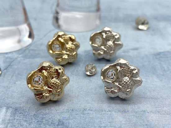 Planet pierced / clip-on earrings | gold / silver925