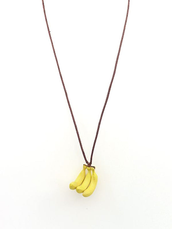 Wood Banana Necklace