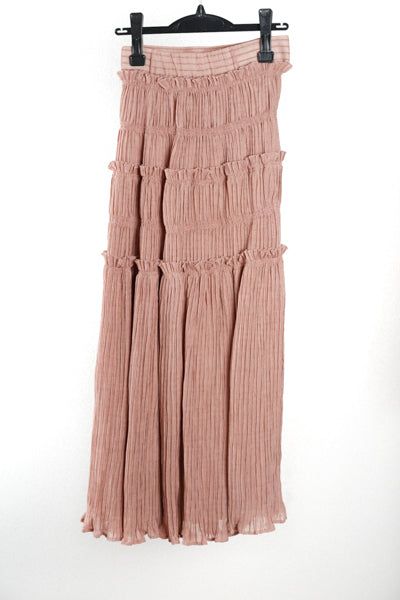 Random Pleats Skirt (Pink)