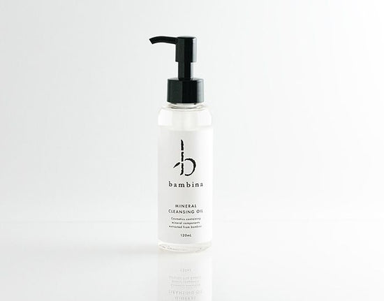 Bamboo charcoal cleansing without rubbing [bambina mineral cleansing oil 120ml].