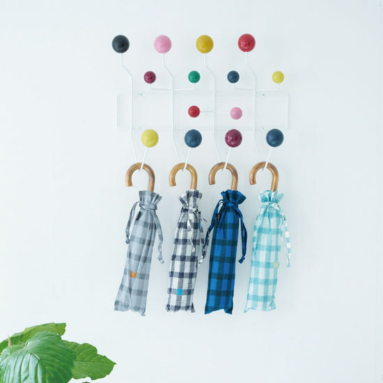 rain umbrella / folding umbrella "gingham