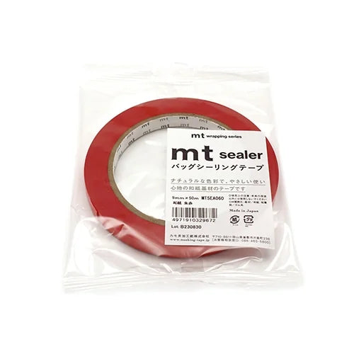 mt Sealer Bag-Sealing Tape – Vermilion, 9mm×50m