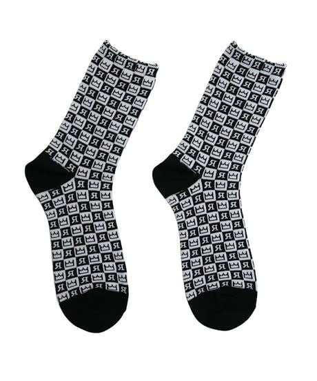 Block Check Socks