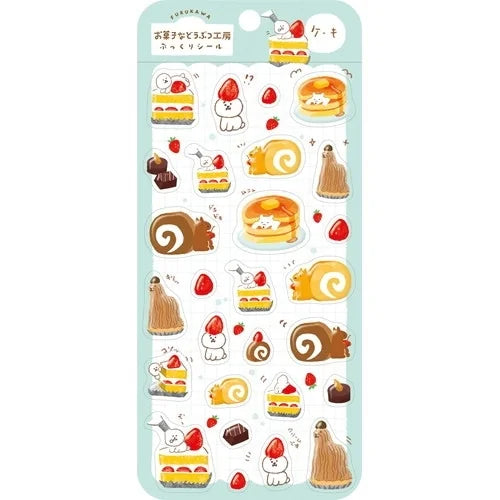 Furukawa Shiko Puffy Sticker Sheet – Cake