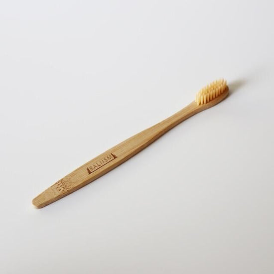 Bamboo Toothbrush (Flat Type) BAMBOO TOOTHBRUSH BTB-02 | BALIISM