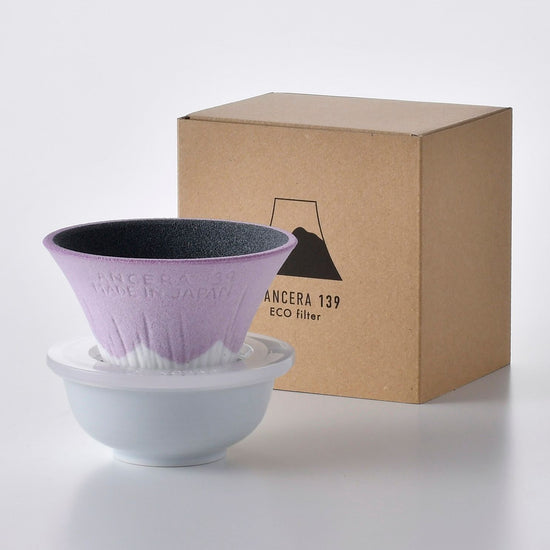 Hasamiyaki Ceramic Coffee Filter, Sakura (Mt. Fuji)