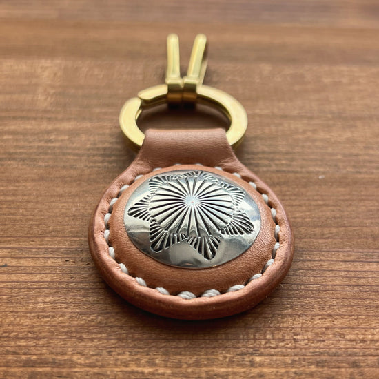 Silver Concho Keychain