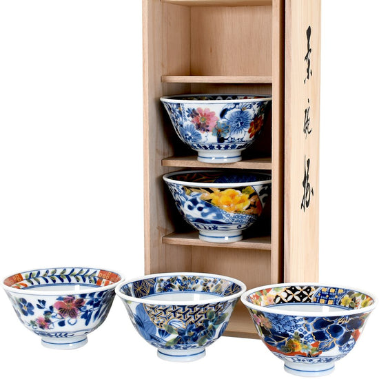 Banquet, set of 5 rice bowls