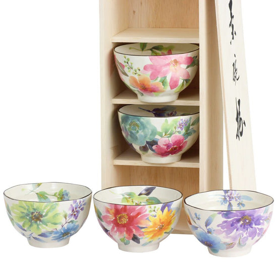 Set of Hanakaren Rice Bowls (03906)