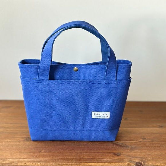 <New Item>S Tote of Solid Canvas *Royal Blue