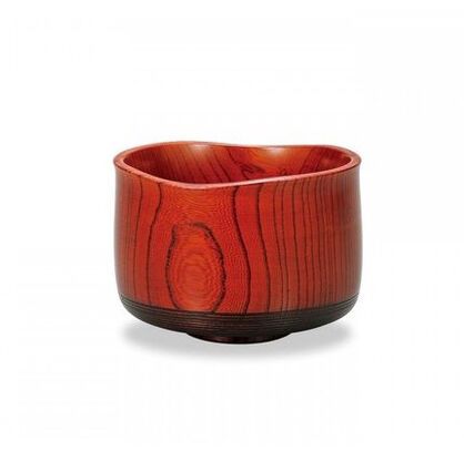 Matcha Bowl Aka-Suri SO-222 Wooden matcha bowl made of zelkova. Excellent for bubbling.