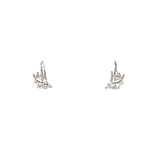 Silver925 Ffx Logo Earring