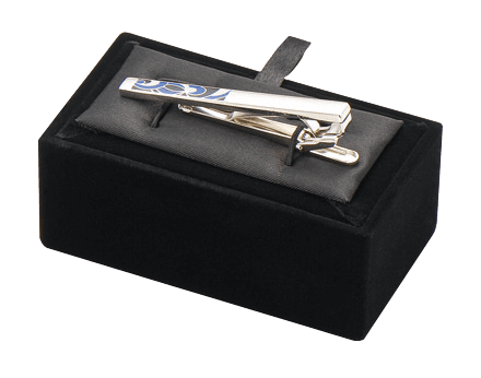 Case for tie pins and cufflinks, 20 pieces of flocking fabric SA-251-TC