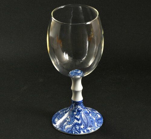 Wine glass gift [Arita Roman wine glass (paisley)]Aritayaki Hasamiyaki gift wine gift stylish gift present glass