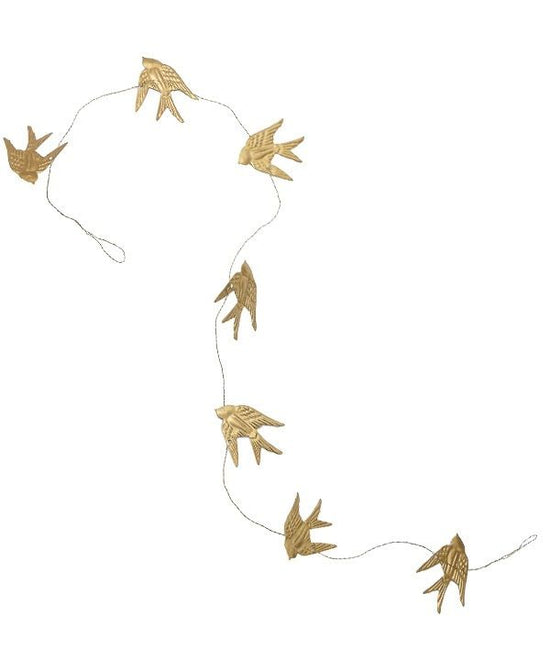 Brass bird garland M34-2521