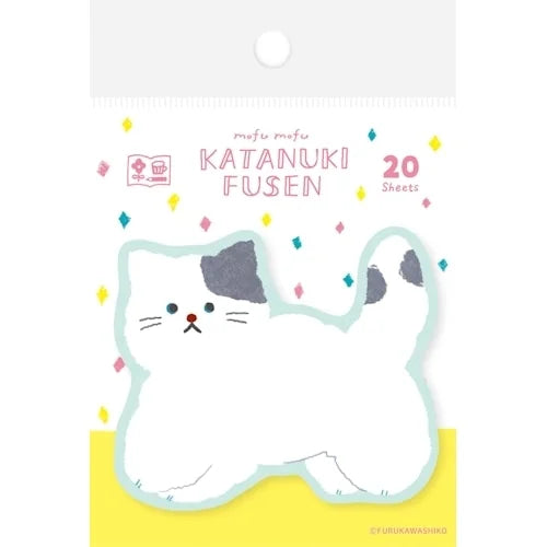 Furukawa Shiko Die-Cut Sticky Notes – Fluffy Cat