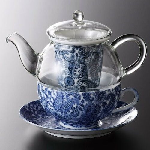 [TFO-003-02]Aritayaki porcelain tea strainer heat-resistant pot