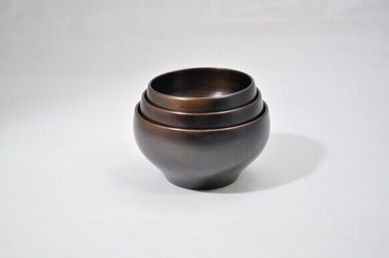 Sakura 0 Bowl, Dark Brown L SO-0561