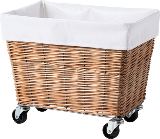 WILLOW LAUNDRY BASKET with CASTER 28L