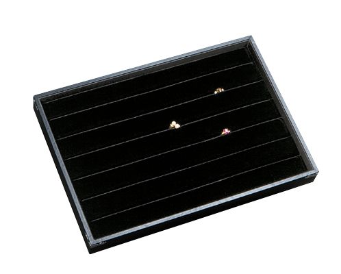 Tray for 6 rows of 90 rings, stock tray for rings AR-542