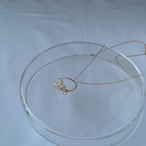 KIRAN No.303 Glass hoop necklace