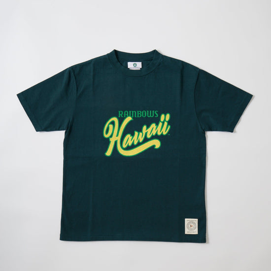 FELCO S/S HI CREW TEE - RAINBOWS HAWAII PRINT