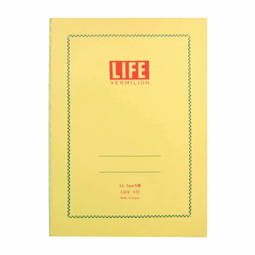 LIFE Vermilion Notebook – A5, Grid