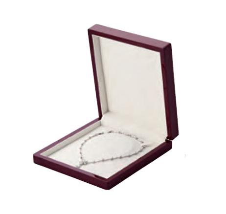 [Special Price] Painted wooden case for necklaces, chokers, and omega necklaces, WOODEN series, 1 piece AR-N873