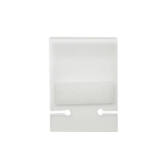 Clip-on earrings mount M size match hole plastic 35 x 48mm 100 sheets L-9859