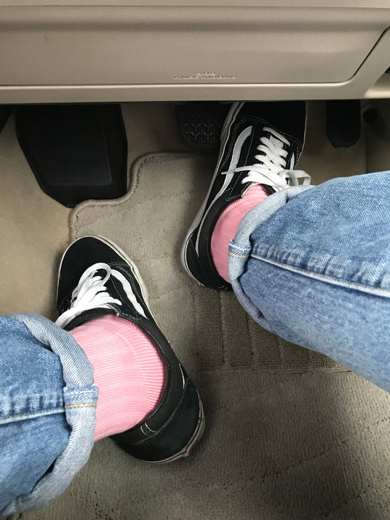 "Plane -strawberry-" Socks