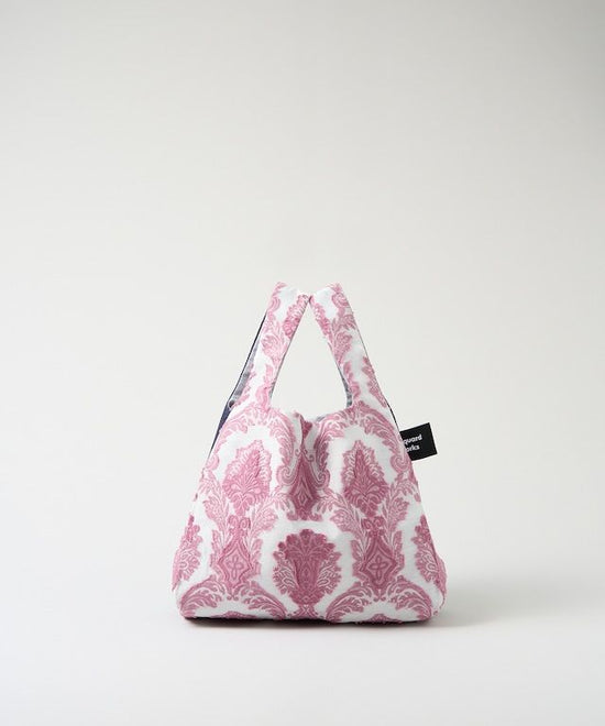 TWINS bag / pink damask × blue jeans / S