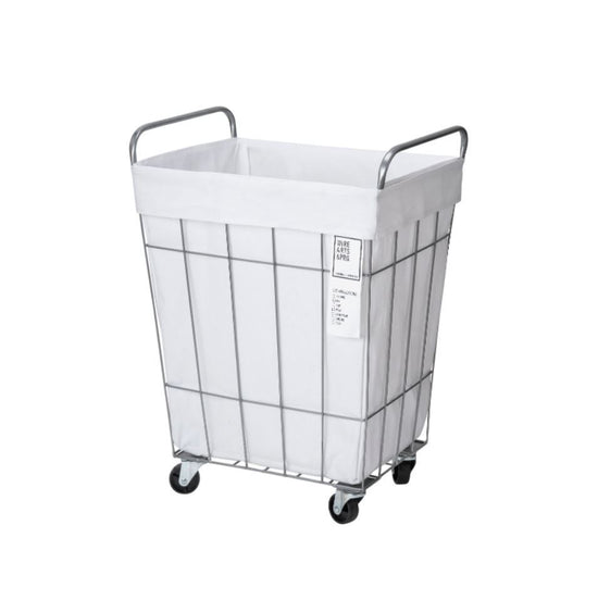 WIRE ARTS & PRO LAUNDRY BASKET with CASTER 45L / Laundry Basket